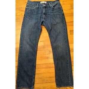 Levi's 514 Blue Jeans Men's 34 x 34 Regular Slim Straight Medium Wash Denim EUC